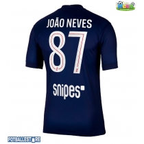 Paris Saint-Germain Joao Neves #87 Hjemmedrakt 2025-26 Kortermet
